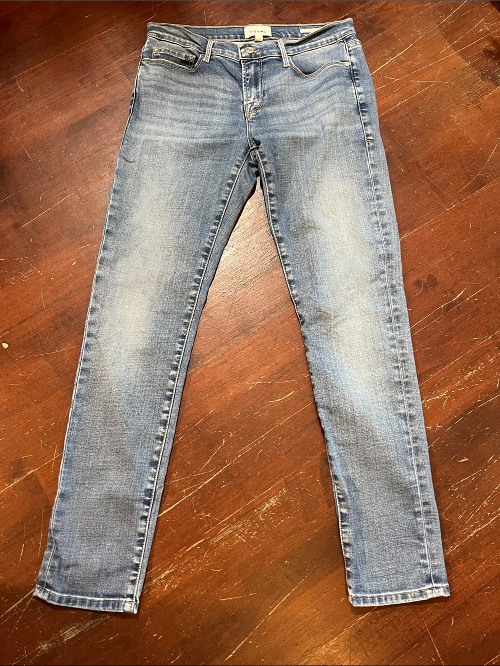 FRAME Light Wash Blue Denim Jeans